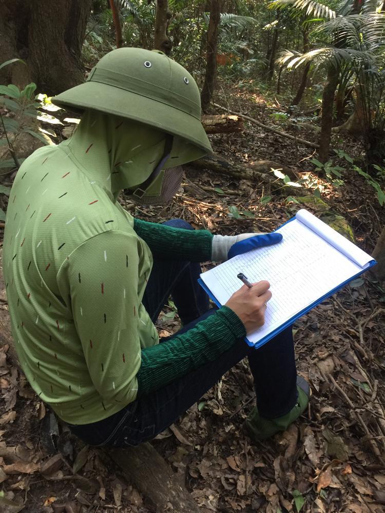 Triển khai công tác giám sát thực vật trên ô định vị lâm học năm 2020 tại Vườn quốc gia Bái Tử Long 31 10. ghi chep so lieu dieu tra tai o tieu chuan Ang 1 Cai Lim