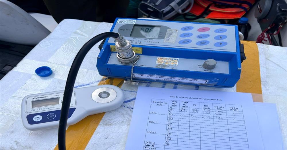 Giám sát, đánh giá chất lượng môi trường nước biển Vườn quốc gia Bái Tử Long 13 gs3
