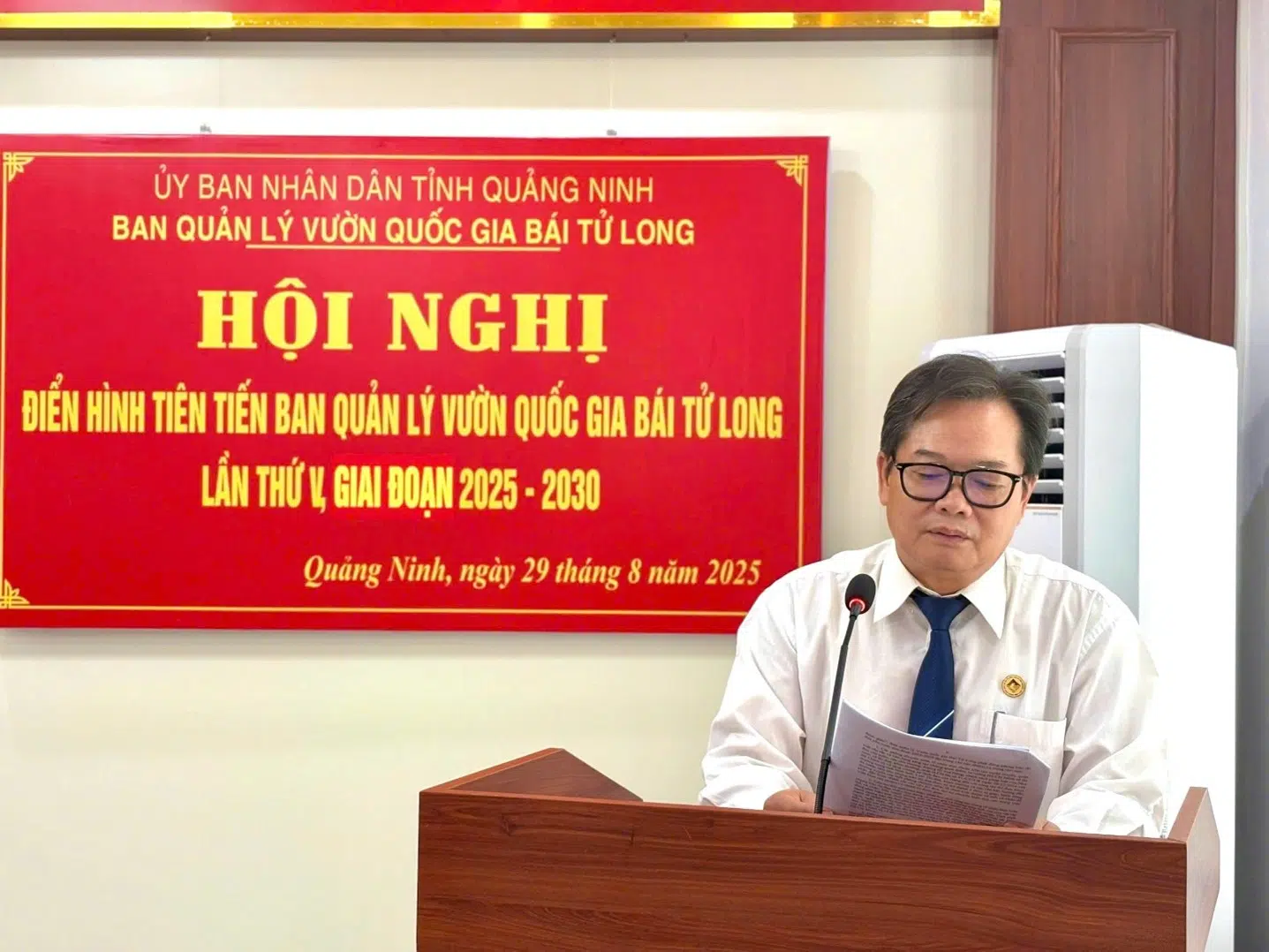 Hội nghị điển hình tiên tiến Ban quản lý Vườn quốc gia Bái Tử Long lần thứ V, giai đoạn 2025-2030 18 02