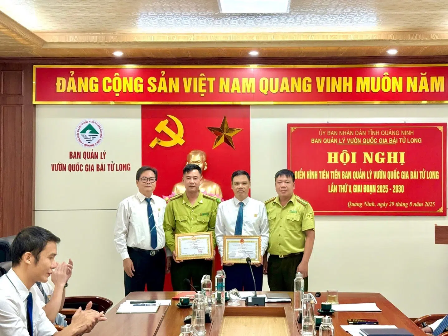 Hội nghị điển hình tiên tiến Ban quản lý Vườn quốc gia Bái Tử Long lần thứ V, giai đoạn 2025-2030 19 03