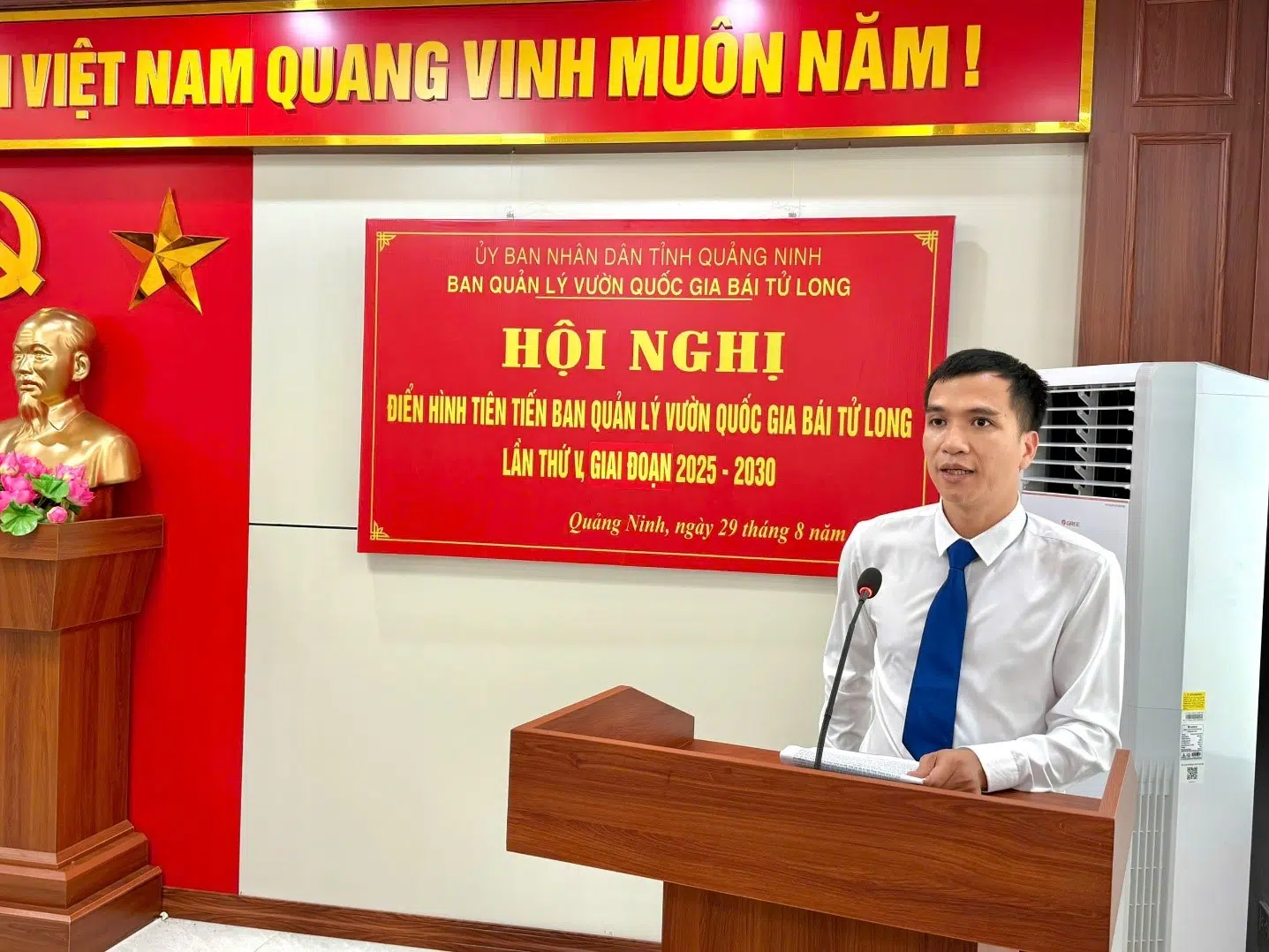 Hội nghị điển hình tiên tiến Ban quản lý Vườn quốc gia Bái Tử Long lần thứ V, giai đoạn 2025-2030 24 08